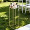 Gold Metal Rectangular Cubic Floral Stand 10PCS for Event Decor